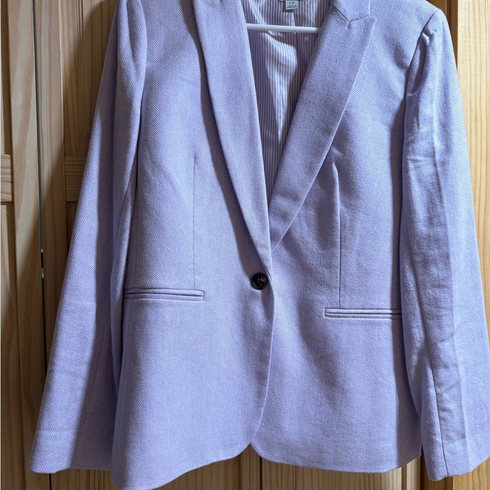 J. Crew Factory Light Purple Blazer